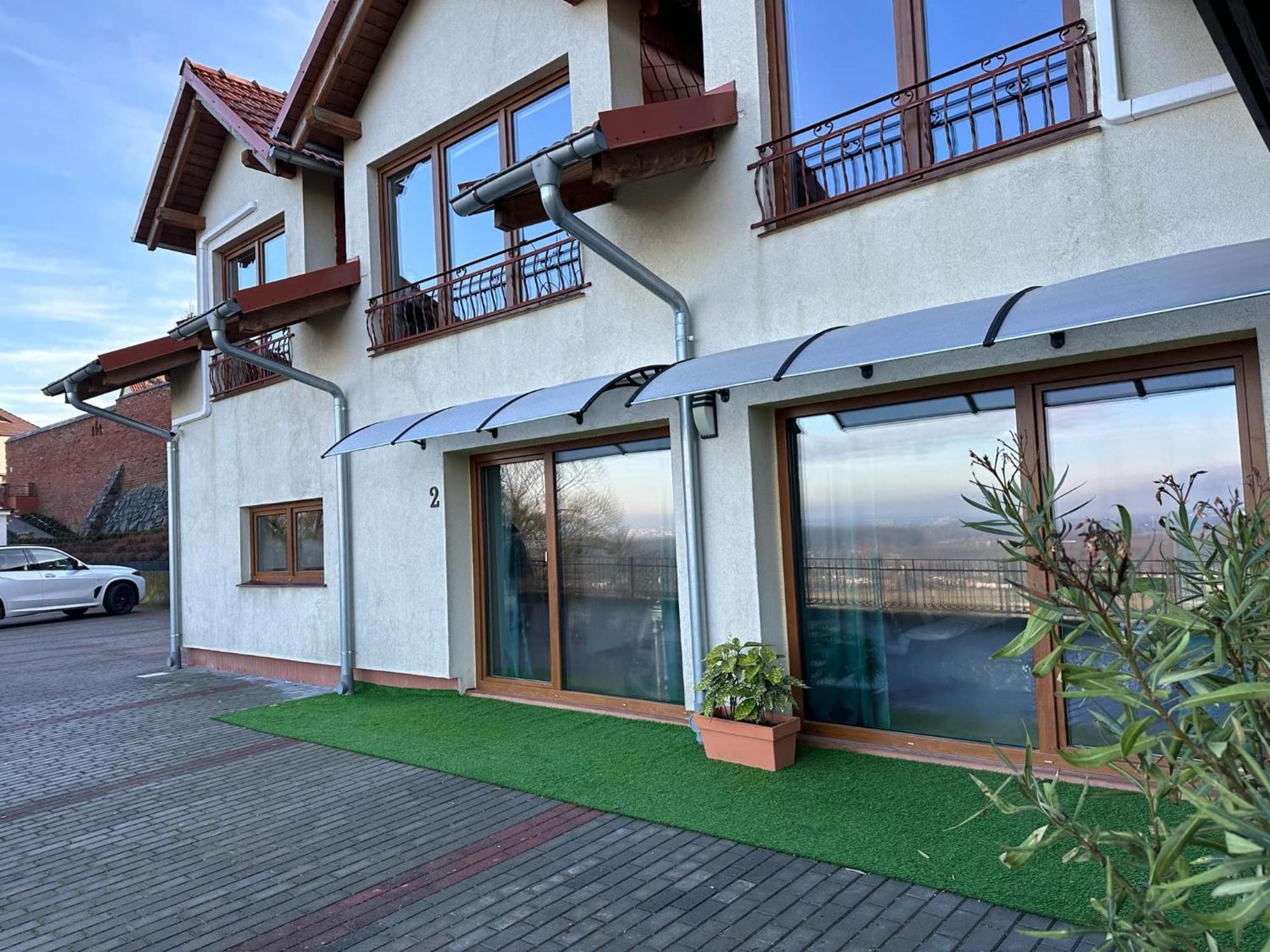 Apartament Bena Ze Zjawiskowym Tarasem Widokowym Chełmno Kültér fotó